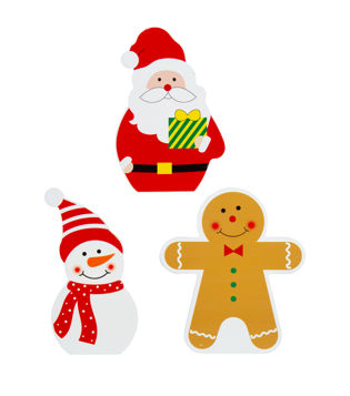 Christmas MDF Standing Plate – Assorted (1 pc)