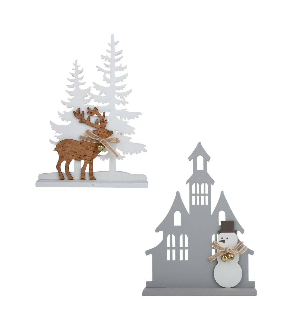 Christmas Wooden Decoration – Assorted (1 pc)