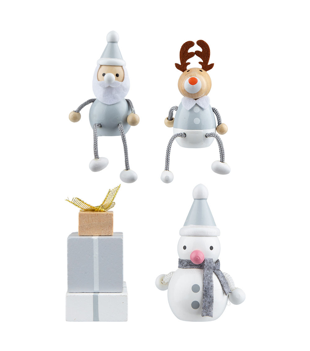 Christmas Wooden Decoration – Family B, Assorted (1 pc)