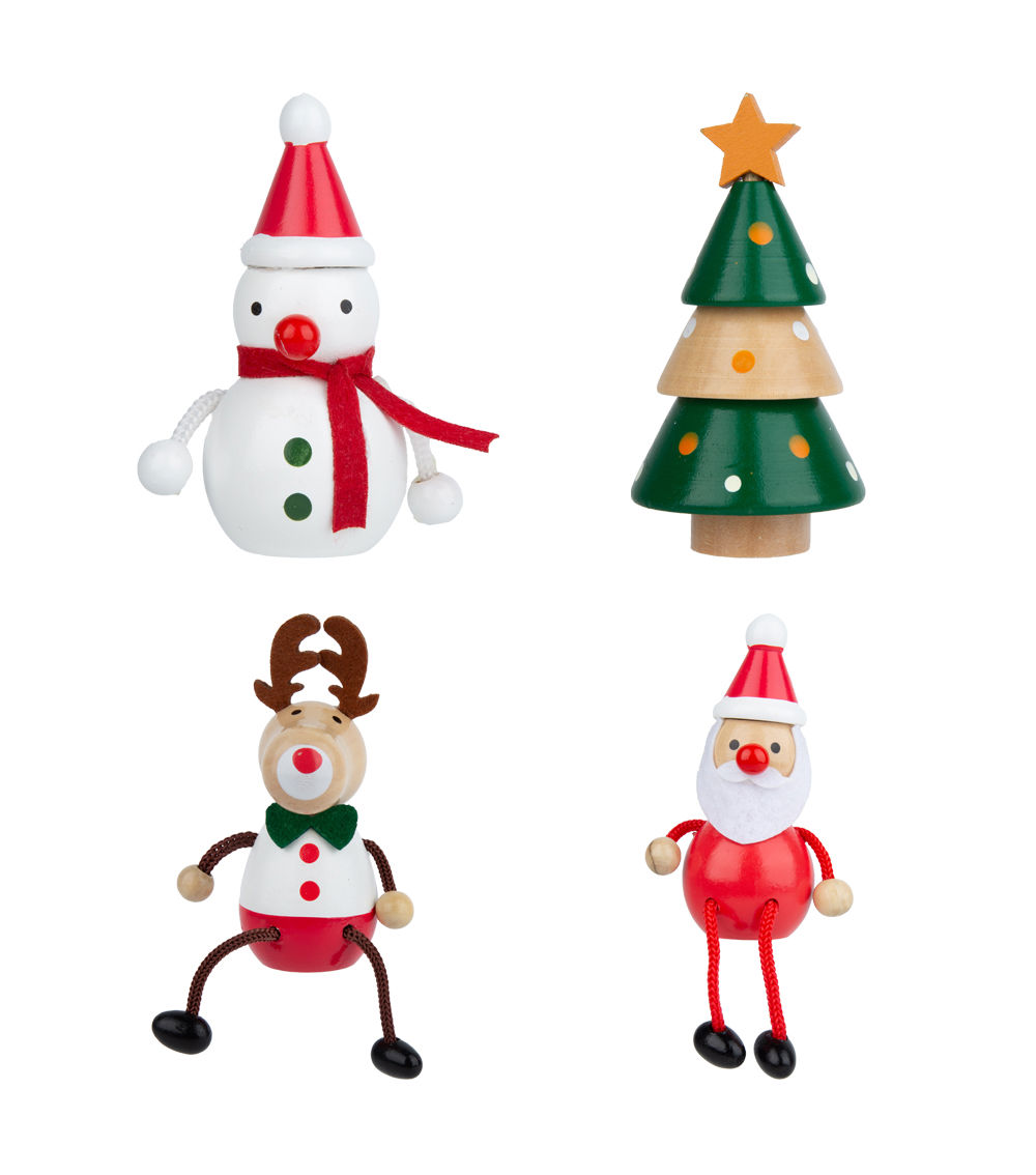 Christmas Wooden Decoration – Family A, Assorted (1 pc)