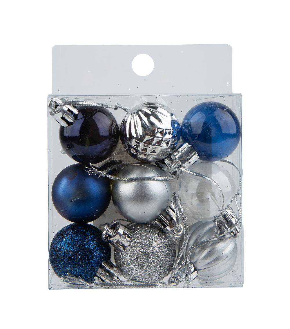 Christmas Mini Ornament Set of 9, (1.18in/3cm) – Assorted 1