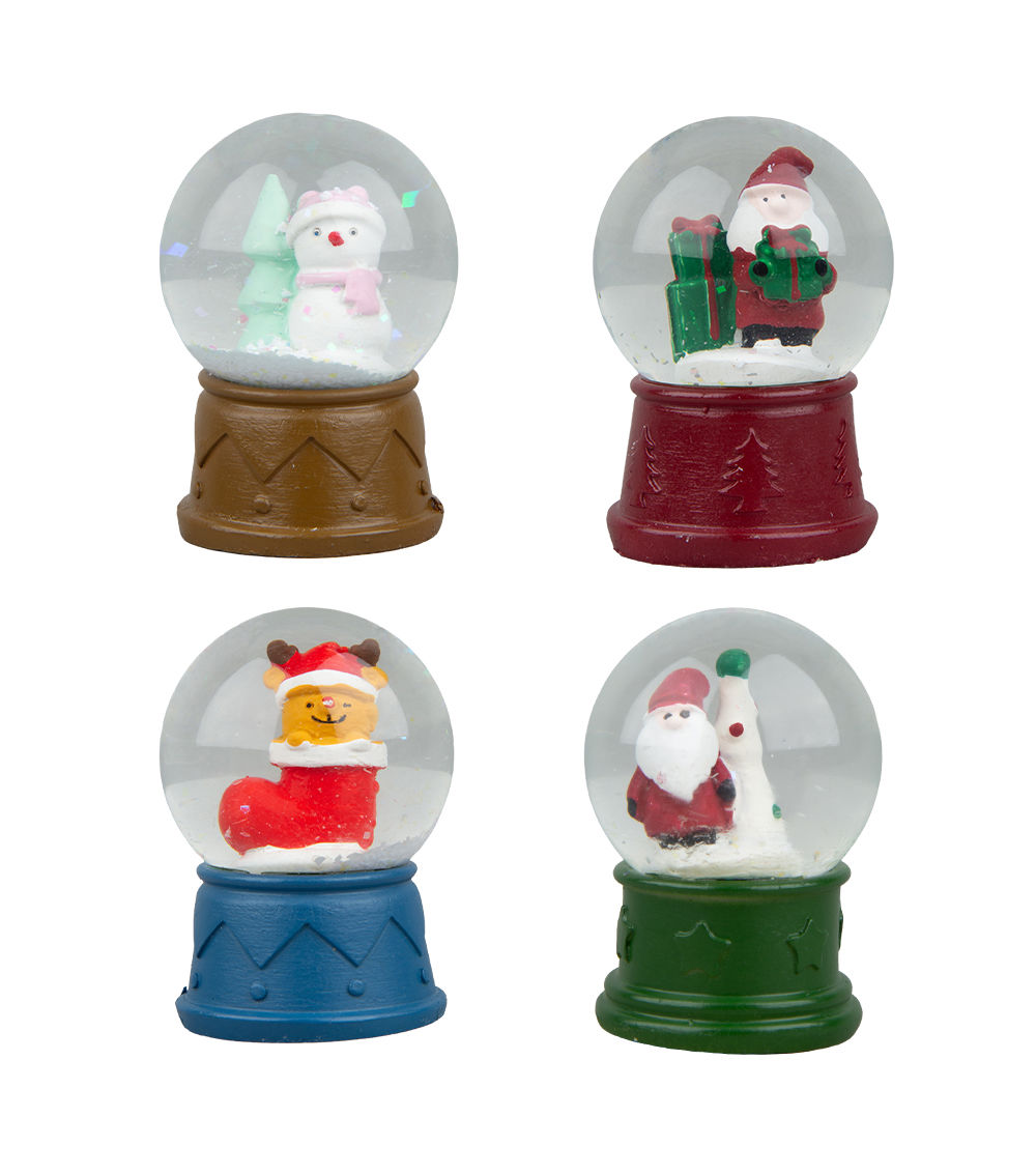 Christmas Mini Snow Globe – Assorted (1 pc)