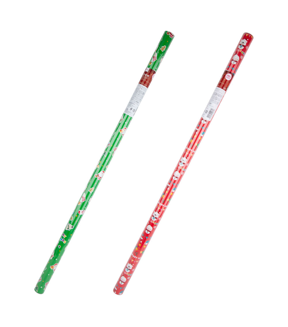 Christmas Wrapping Paper – Pop, (2.49 ft / 0.65 yd)