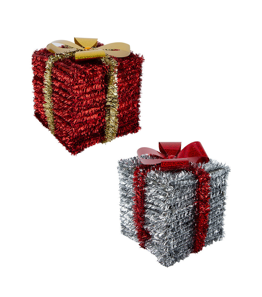 Christmas Sparkling Garland – Gift – Large – Assorted (1 pc)