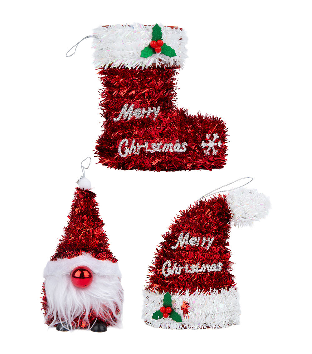 Christmas Sparkling Garland Decoration – Assorted (1 pc)