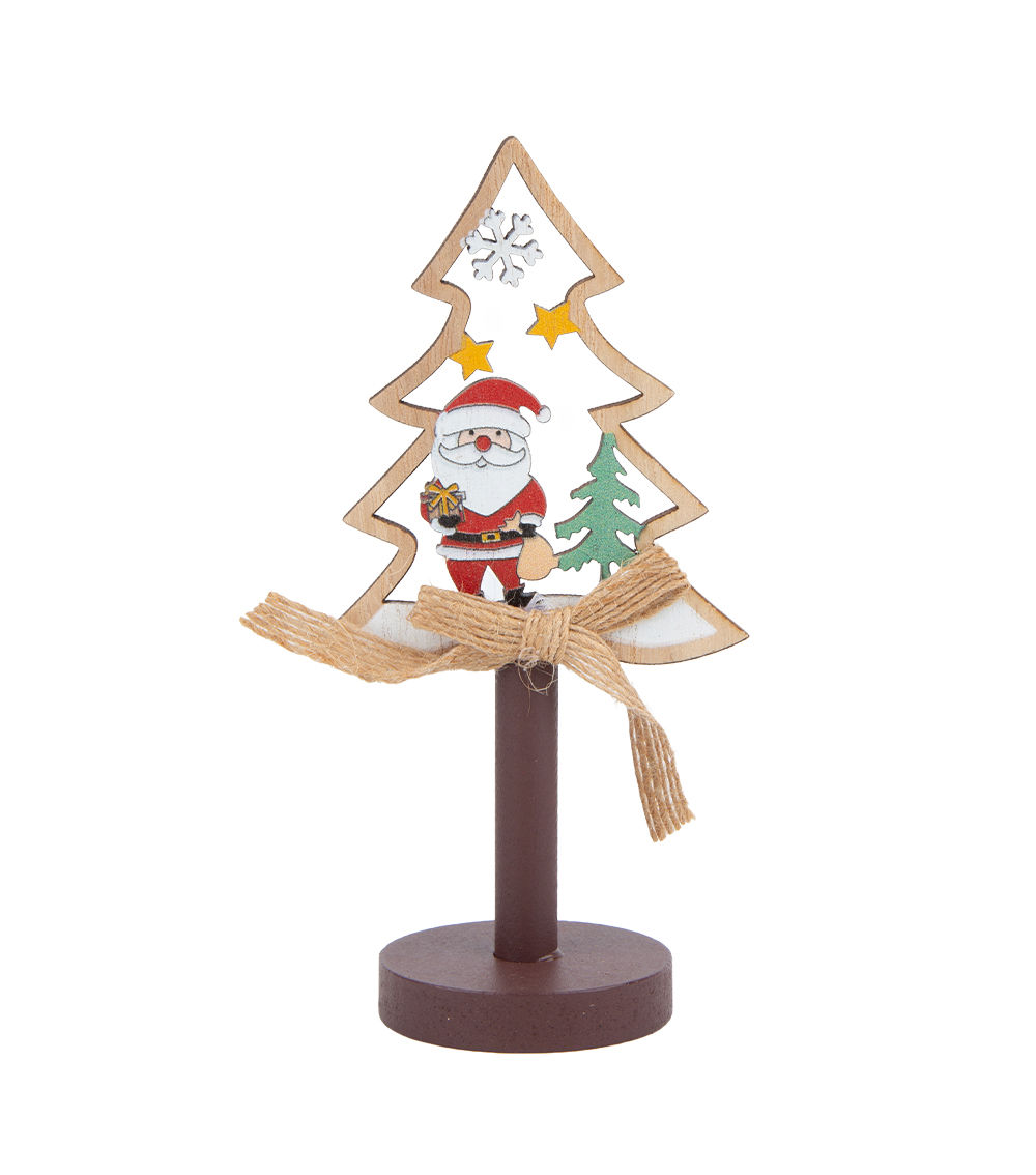 Christmas Wooden Mini Tree – Assorted (1 pc)