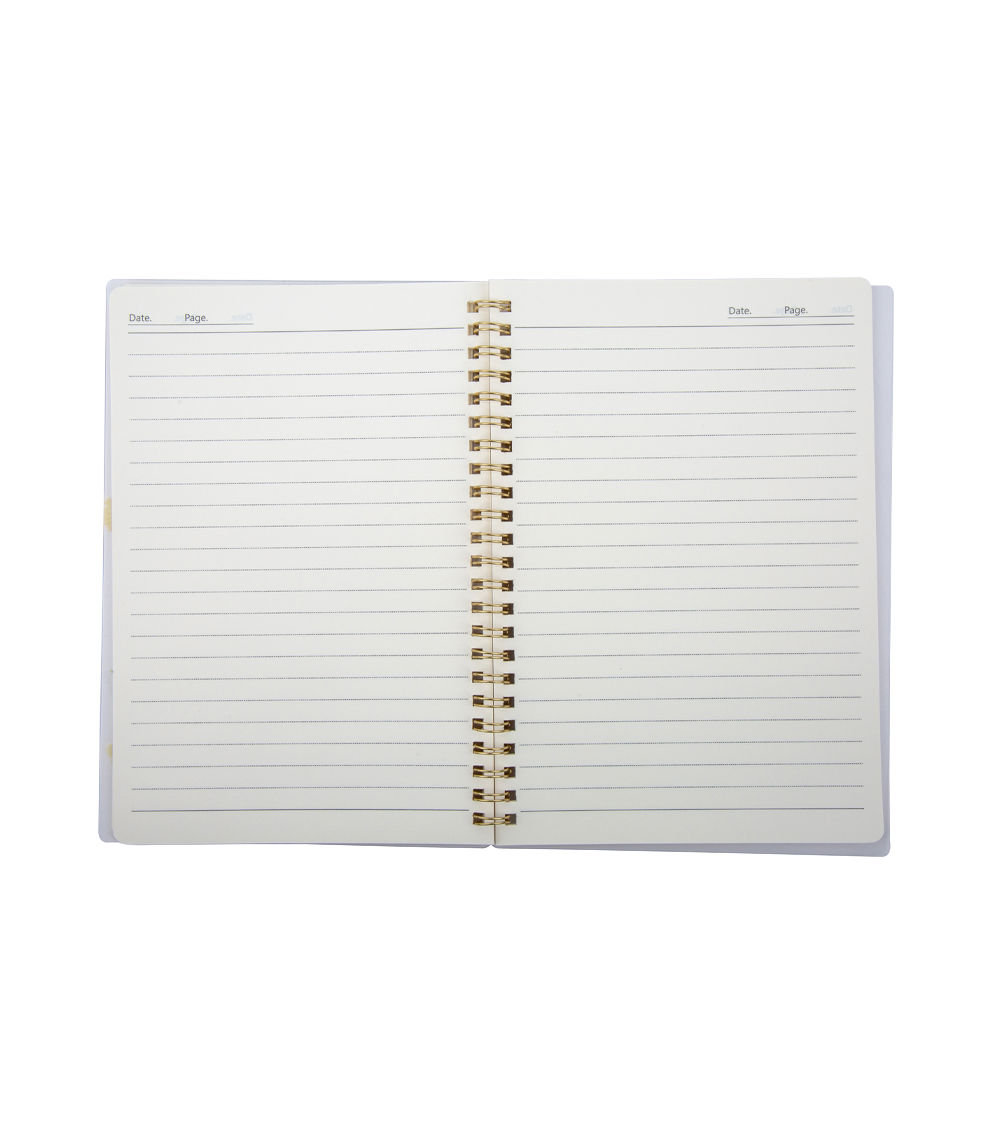 A5 Flower Design Spiral Notebook, Assorted (1 pc)