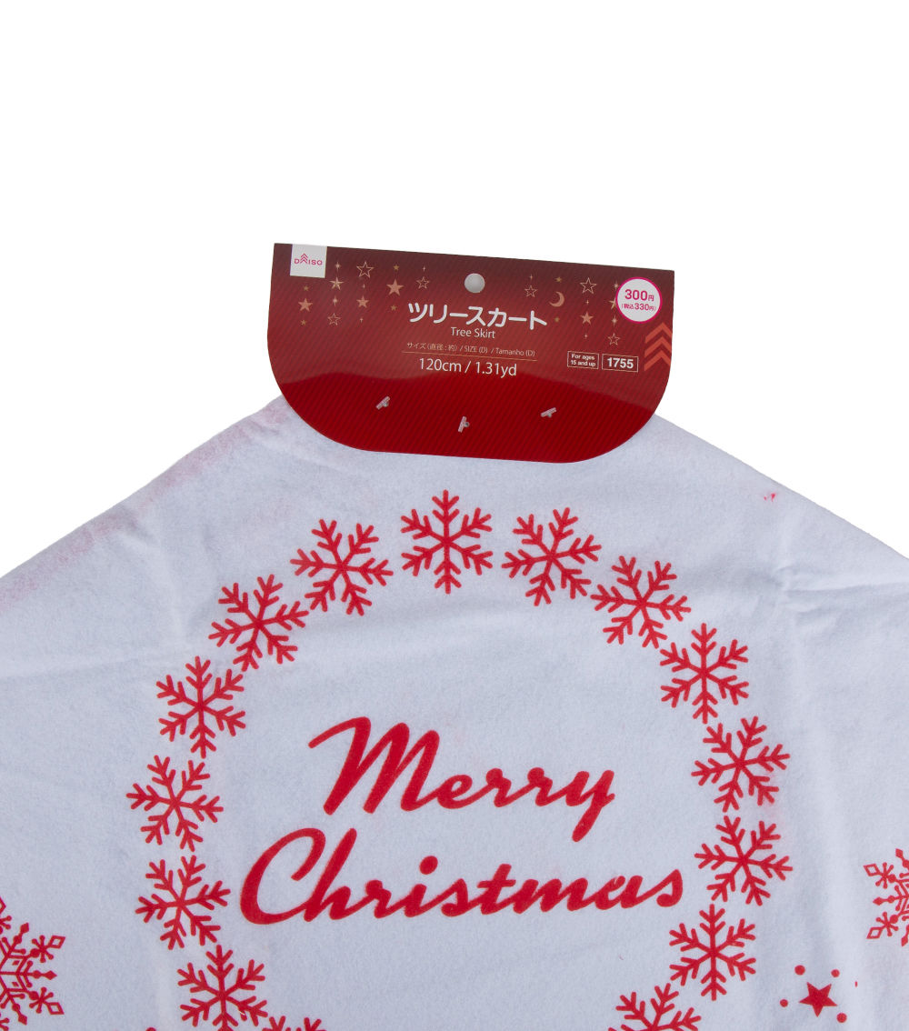 Christmas Tree Skirt – 1.31 yd (120 cm), Assorted (1 pc)