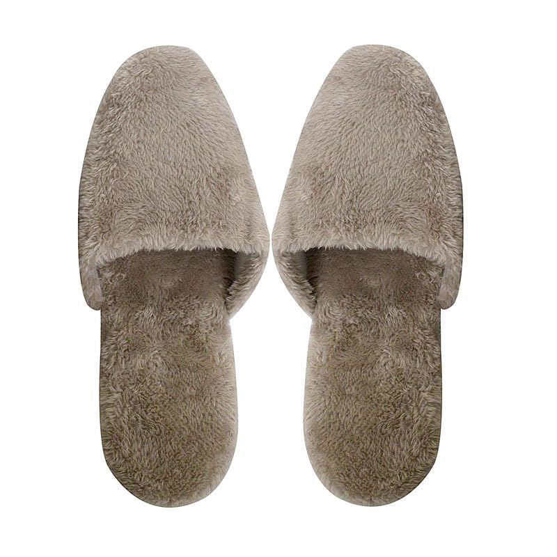 Memory Foam Fluffy Slippers, Assorted (1 pc)-US 7-9/EU 40-43