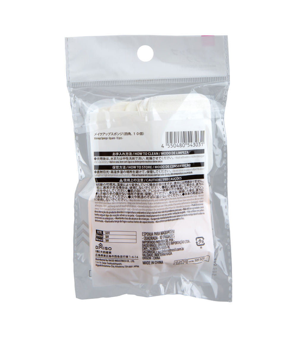 Makeup Sponges – Square Shape (10 Pcs)