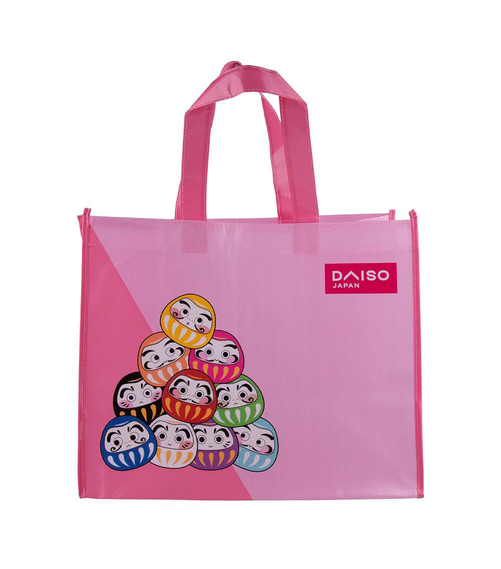 Dharma Doll Print Shopping Bag, Pink