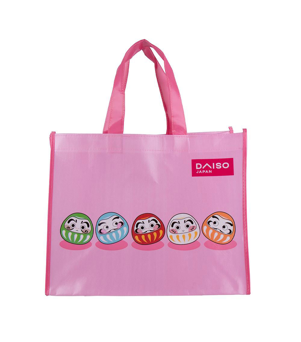 Dharma Doll Print Shopping Bag, Pink