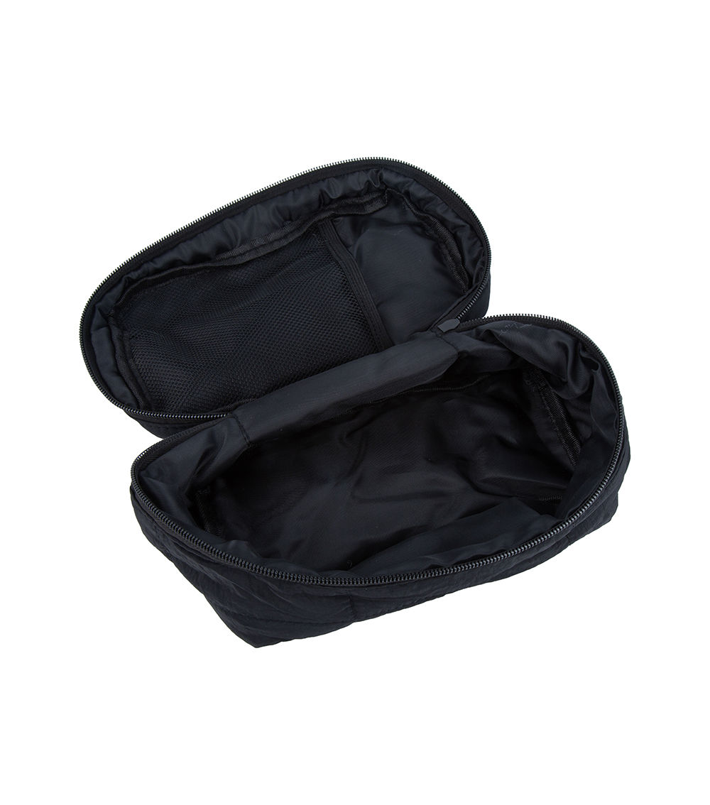 Down Style Padded Makeup Pouch, Assorted (1 pc)