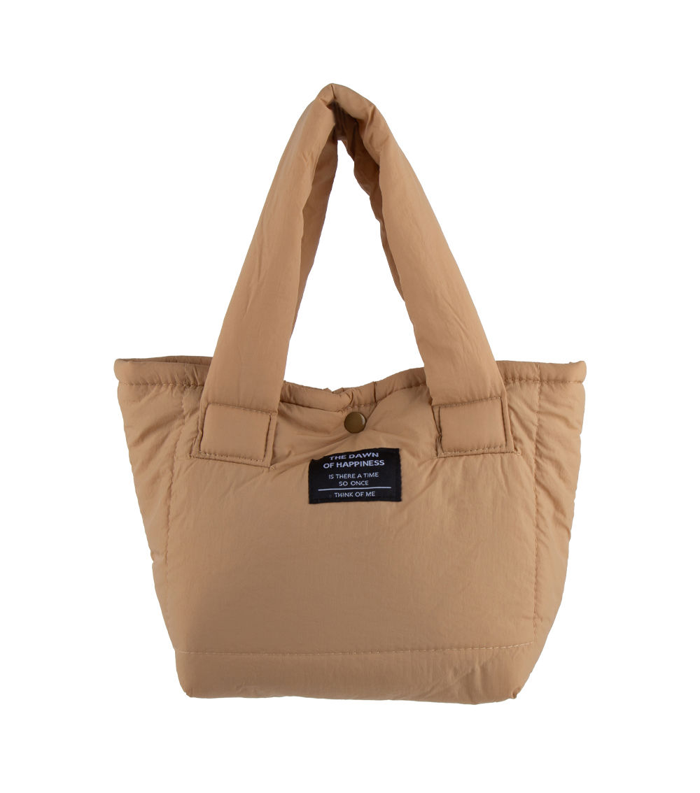 Down Style Padded Tote Bag, Assorted (1 pc)