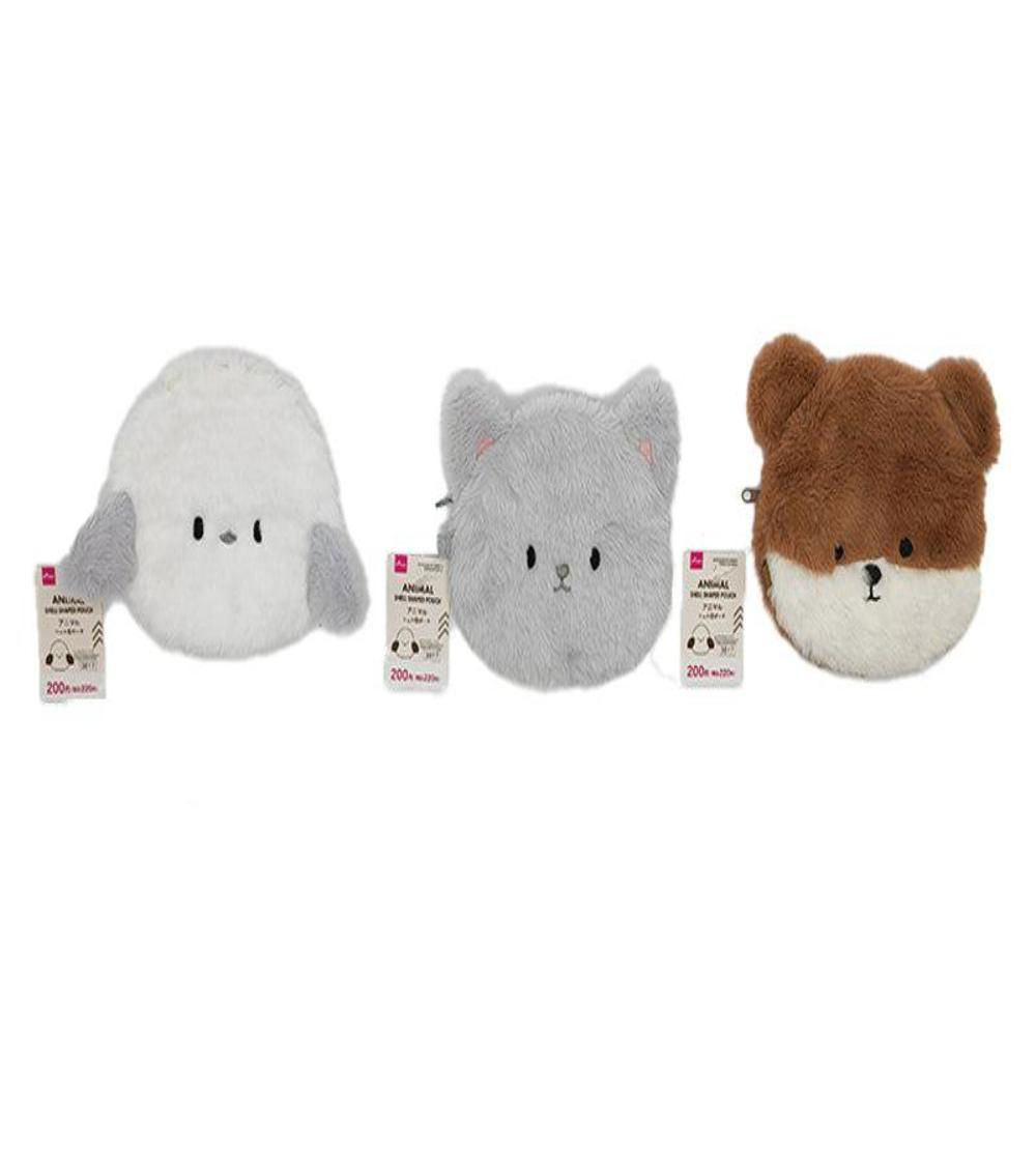 Animal Shell Shaped Pouch, Assorted (1 pc)