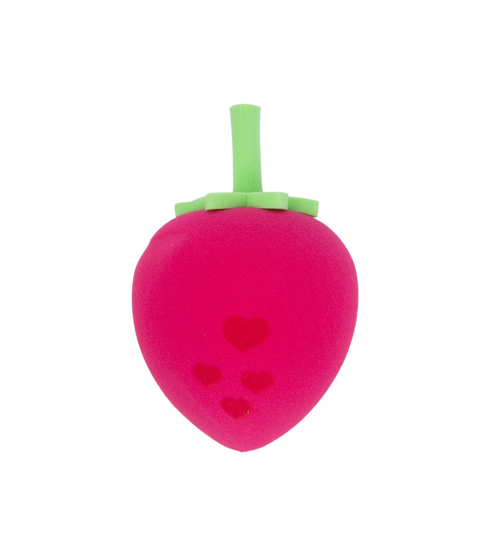 Makeup Sponge, Strawberry Design – With Case