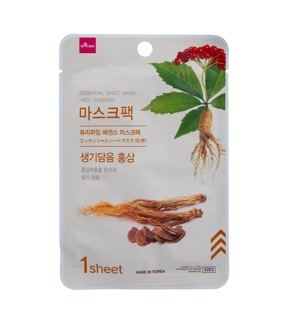Essential Face Mask - Revitalizing & Anti-aging (Red Ginseng