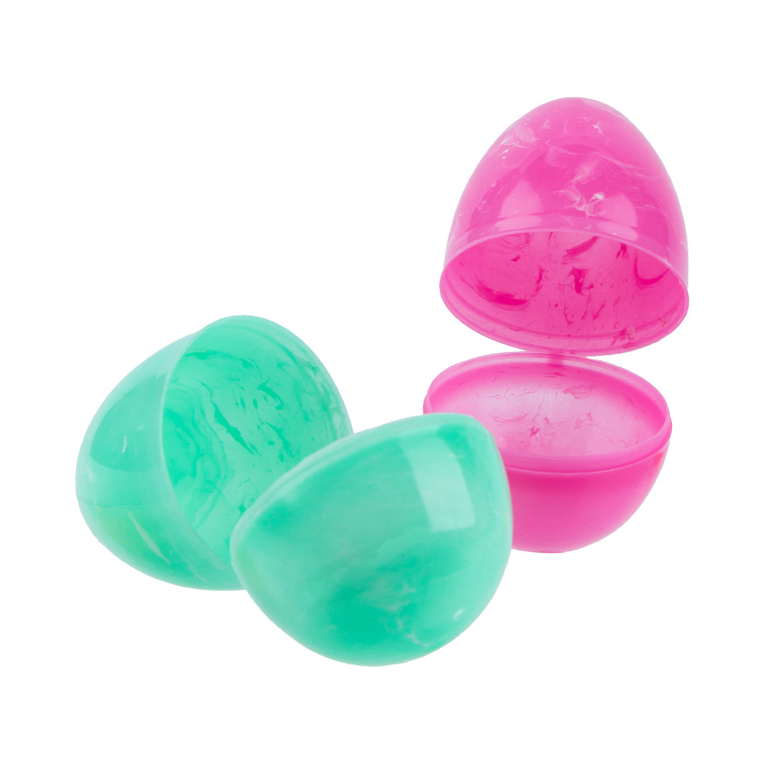 Easter Eggs – Marble Pattern, 8 cm, 4 pcs Decor Set