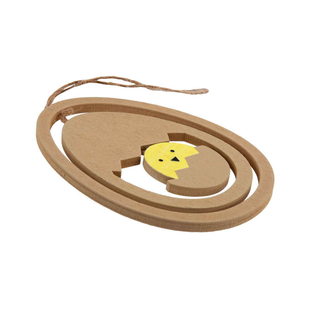 Wooden Easter Decoration – Assorted Design, (1 pc)