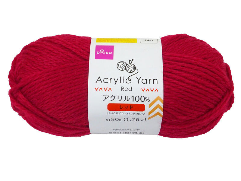 Acrylic Yarn – Red (A5)