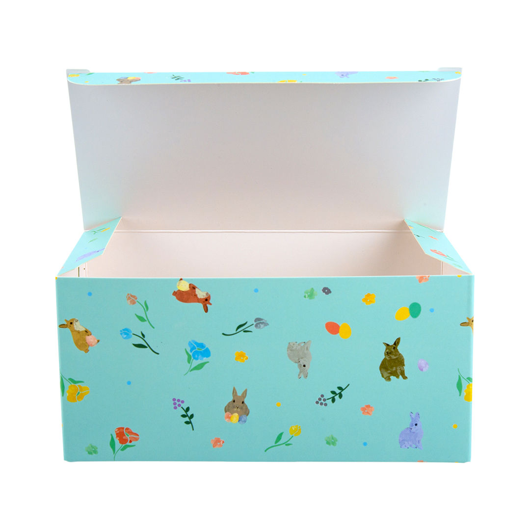 Easter Paper Box – Green, Festive Gift & Treat Box