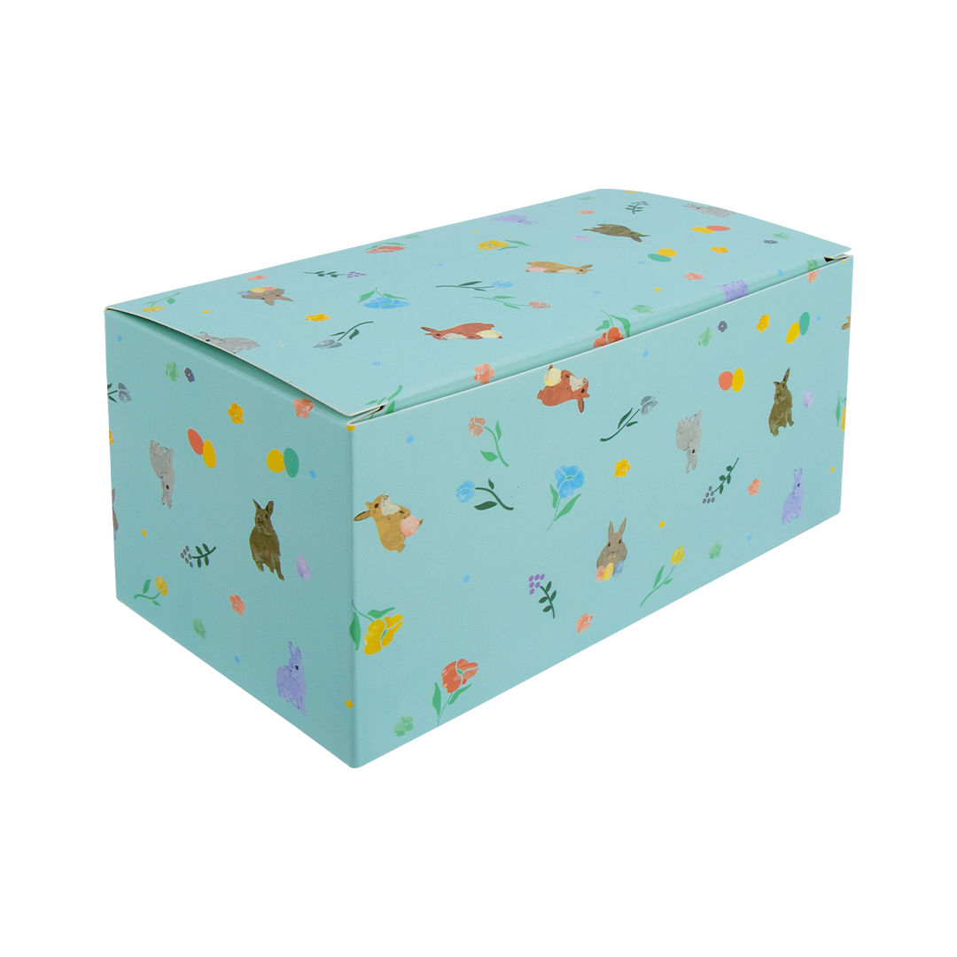 Easter Paper Box – Green, Festive Gift & Treat Box