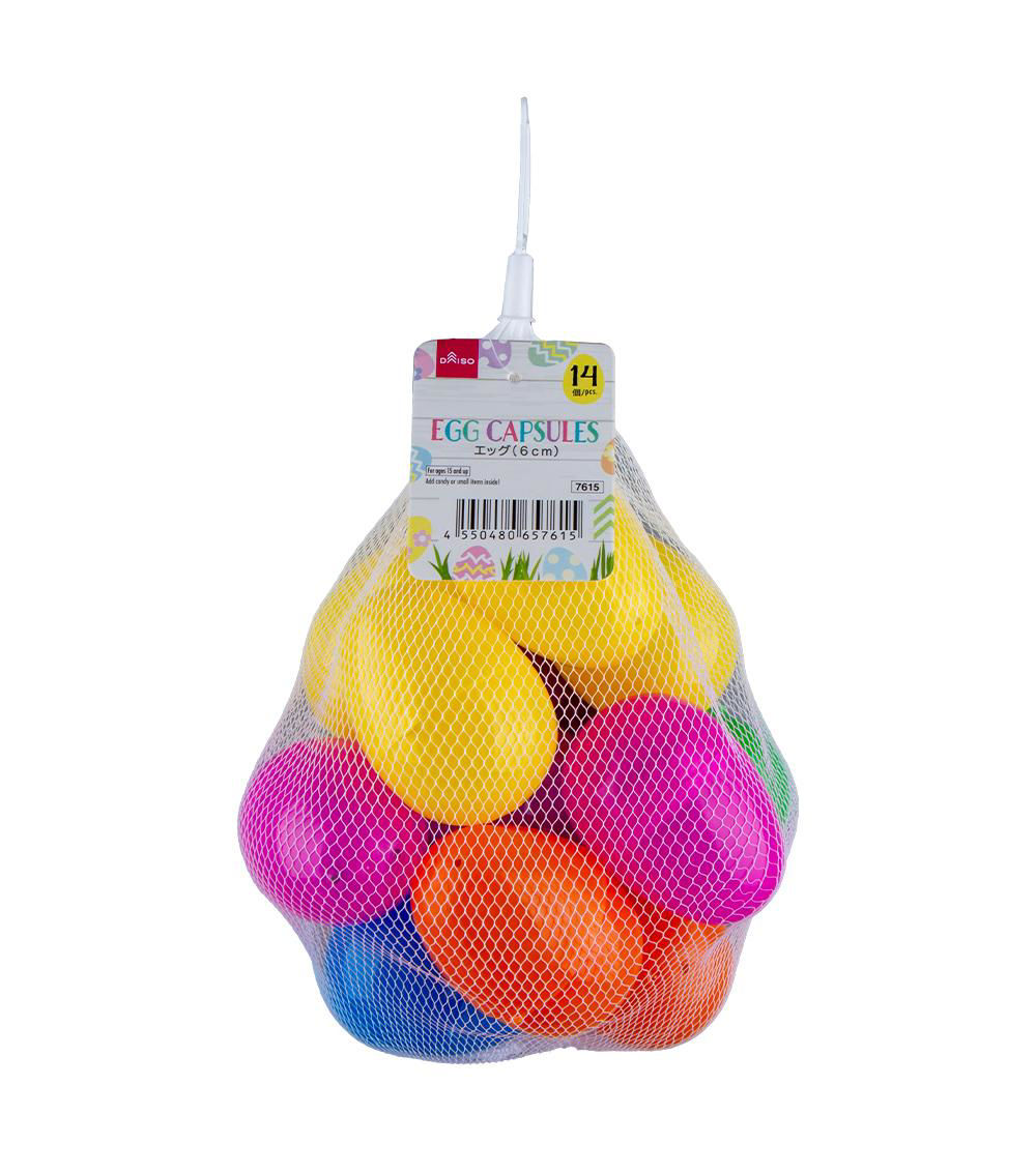 Easter Eggs, Multicolor (14 pcs) - 6cm