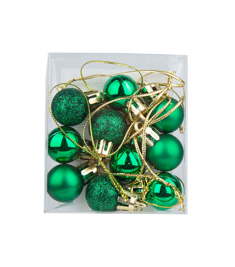 Christmas Ornament – 0.78 in / 2 cm, 10 pcs, Assorted (1 pc)