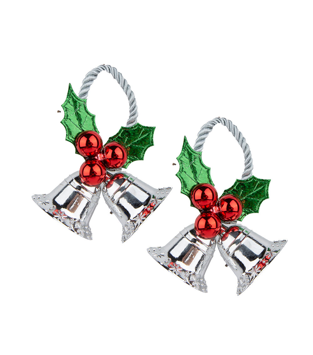 Mini Double Bell Ornament – 2 pcs – Assorted (1 pc)