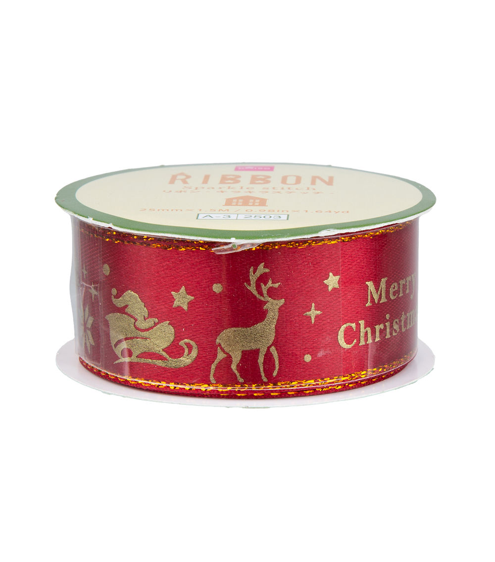 Ribbon – CF Sparkle Stitch, Christmas, Assorted (1 pc)