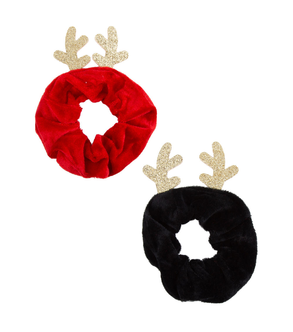 Christmas Scrunchy – Reindeer – Assorted (1 pc)