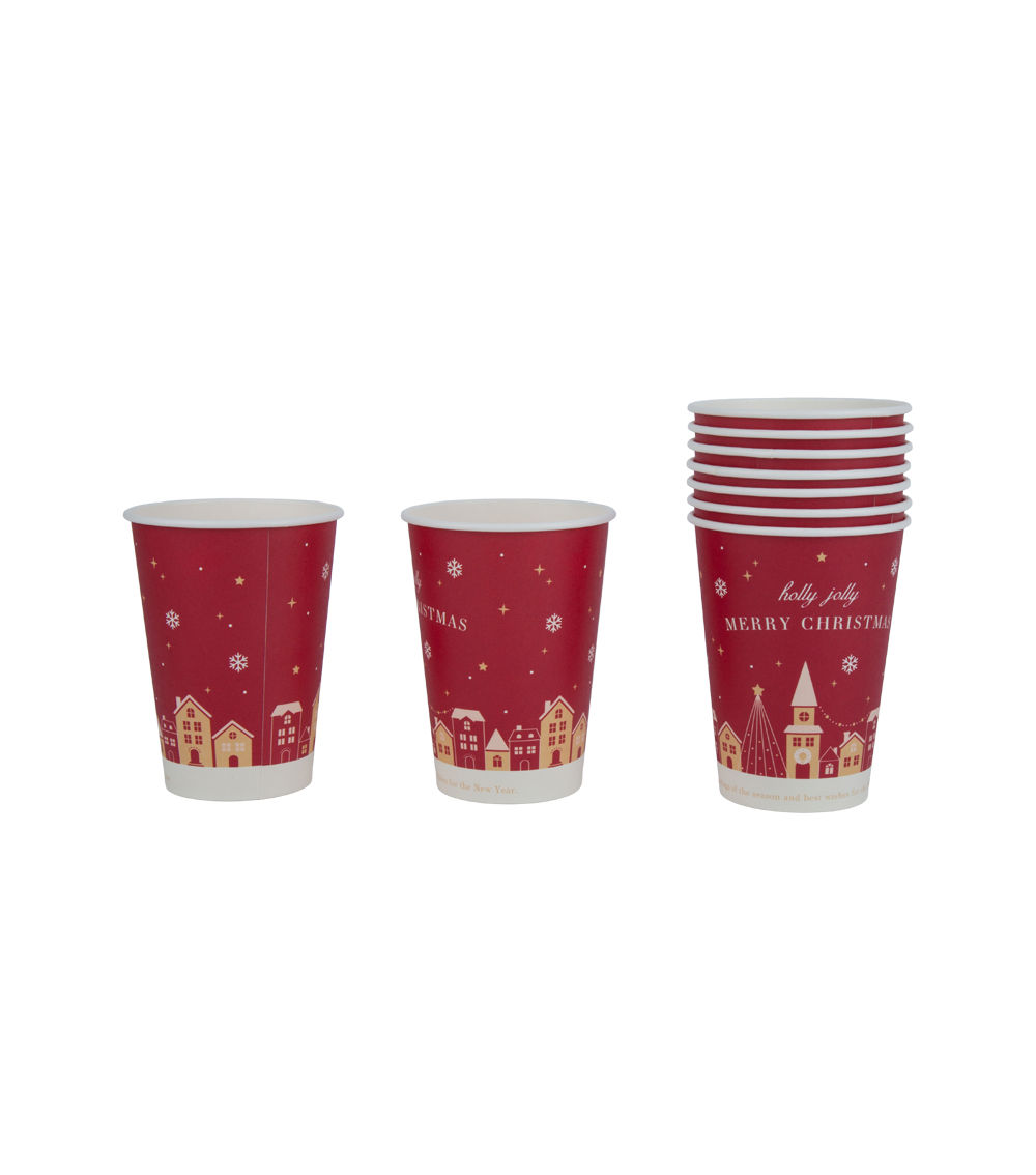 Paper Cups – CF Silhouette Design, (9 pcs)