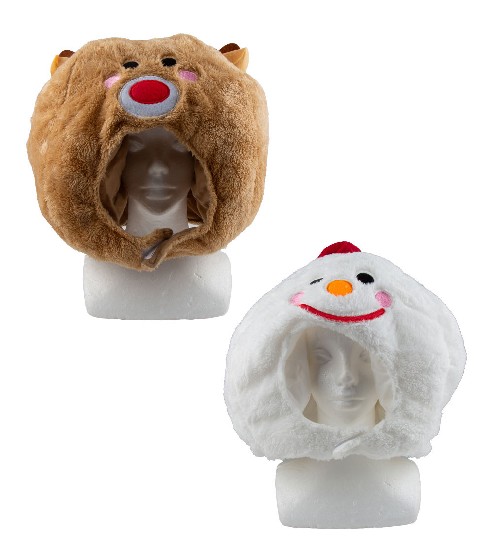 Christmas Fluffy Hat – Assorted (1 pc)