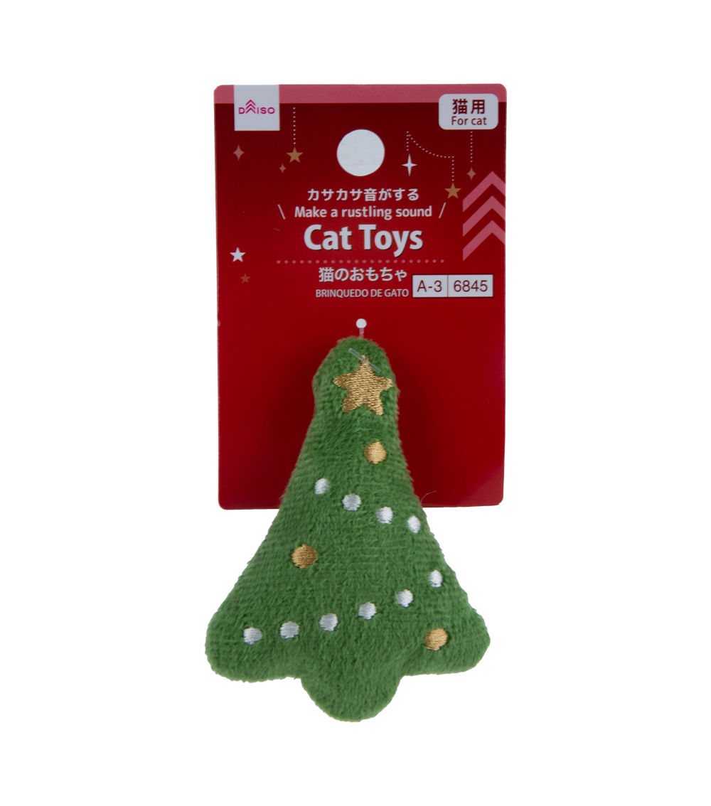 Cat Toy – Christmas Tree, Green