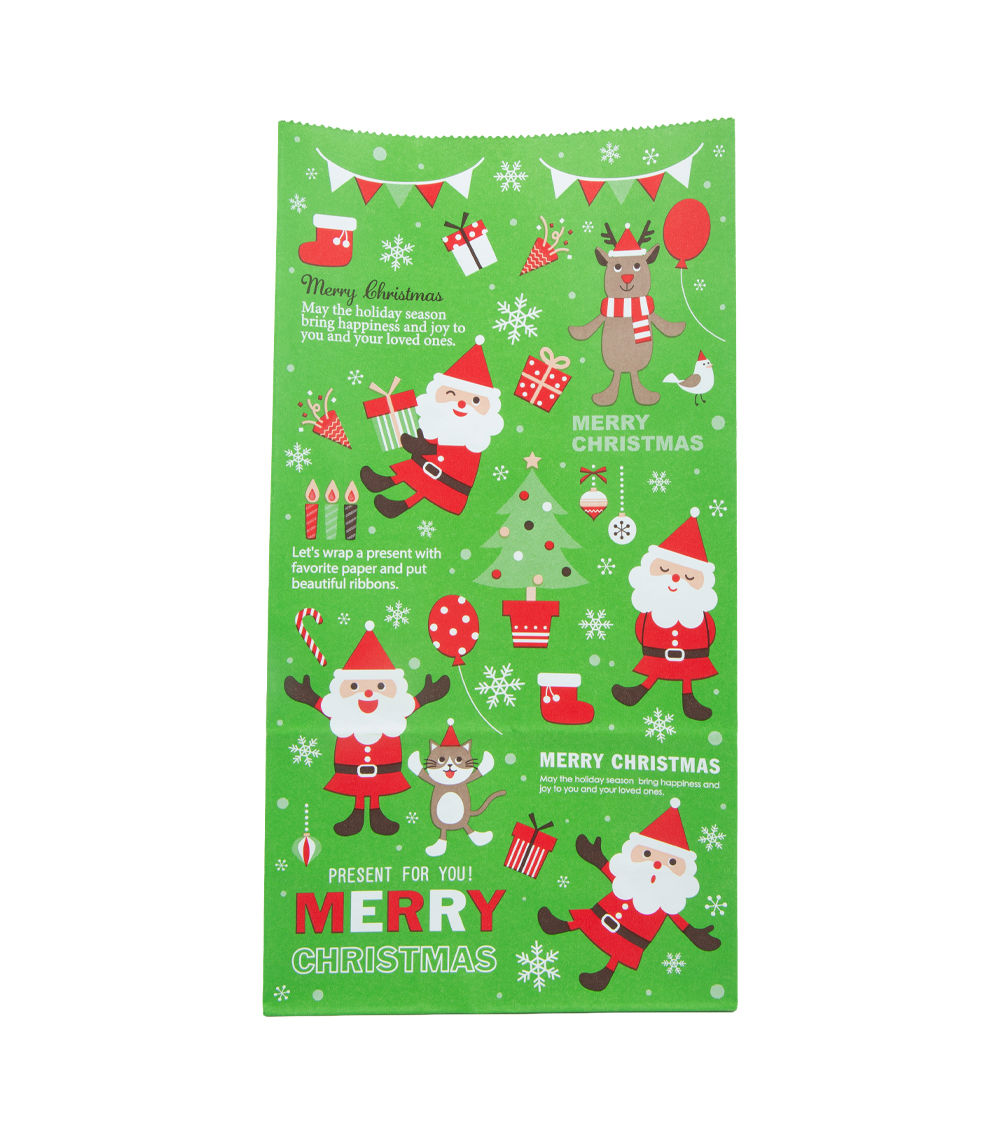 Square Bottom Bag – Jolly Christmas, (3 pcs)