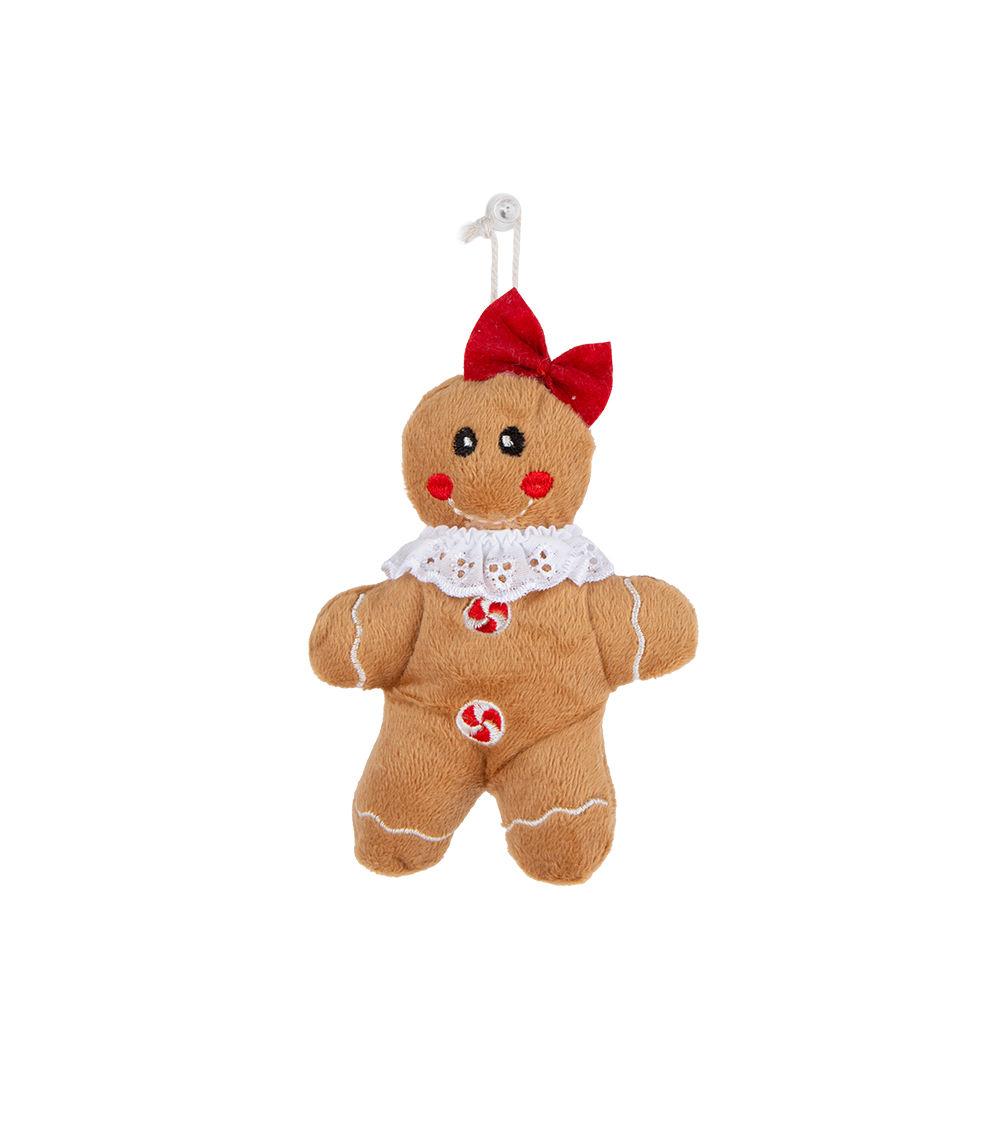 Fabric Ornament – Gingerbread, Assorted (1 pc)