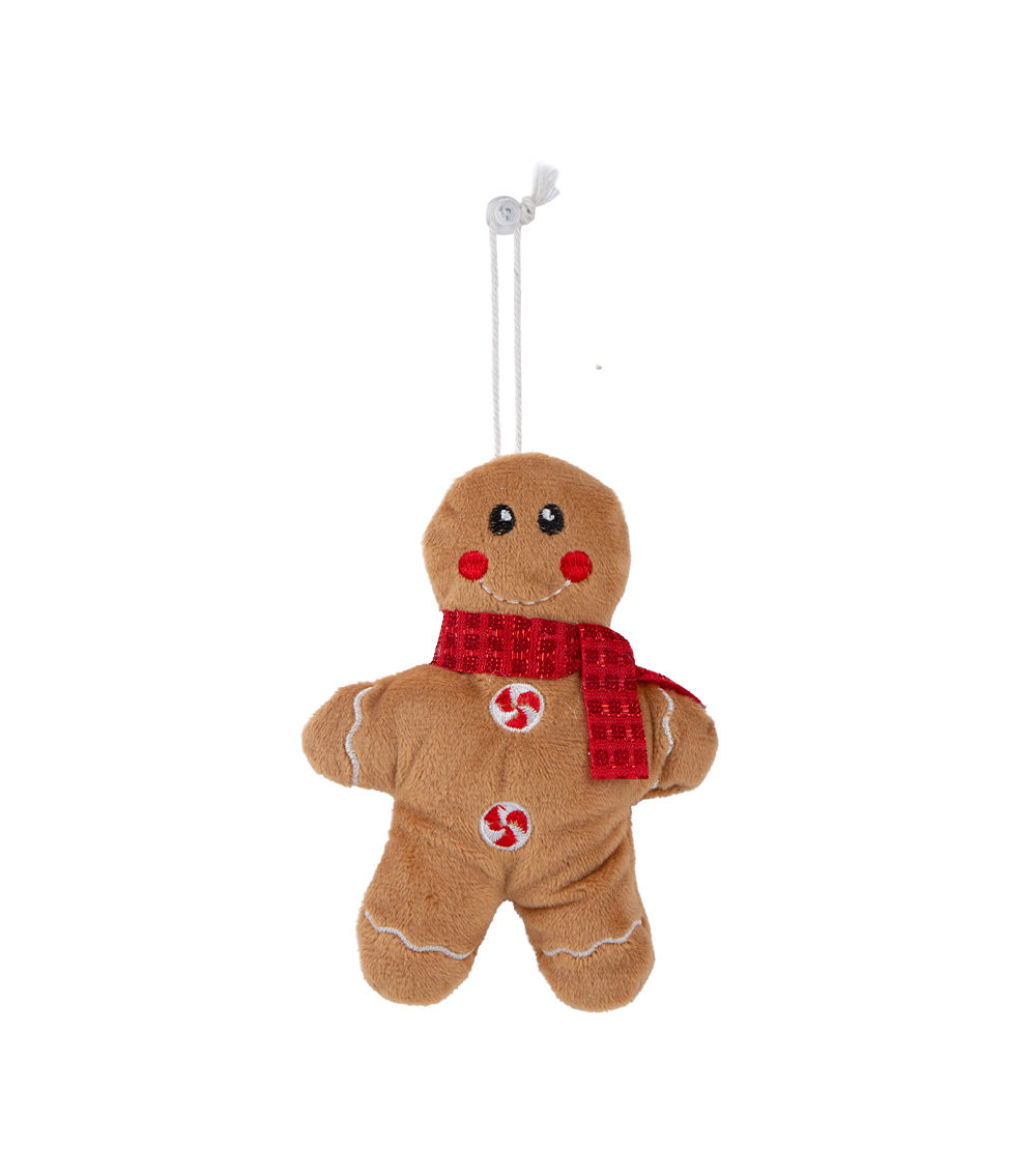 Fabric Ornament – Gingerbread, Assorted (1 pc)