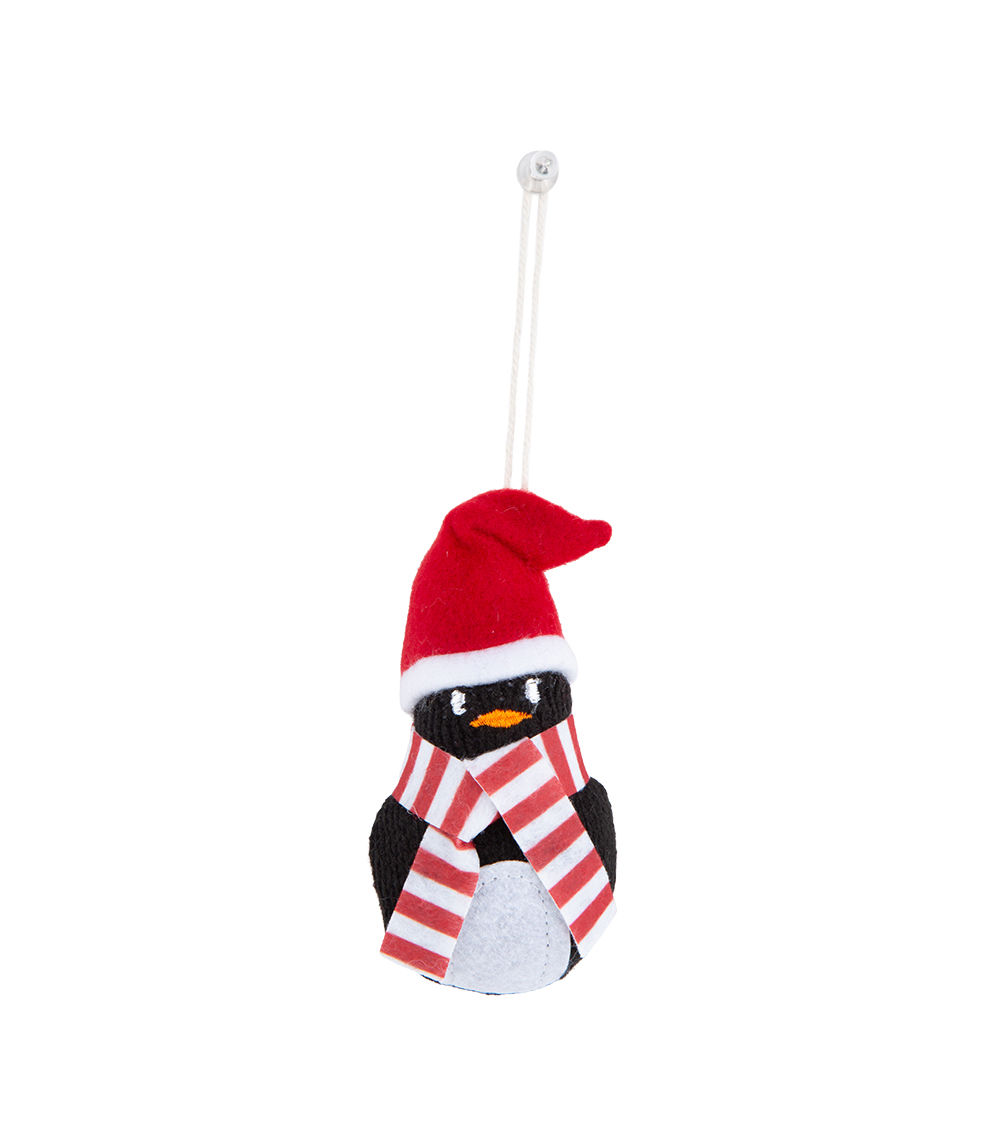 Fabric Ornament – Knit Christmas Character, Assorted (1 pc)