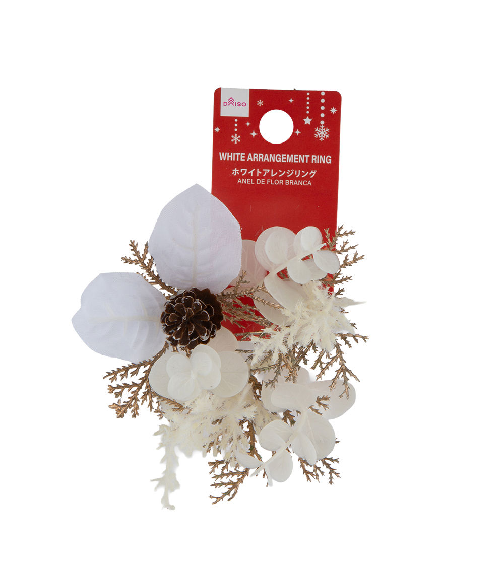 White Floral Arrangement Ring