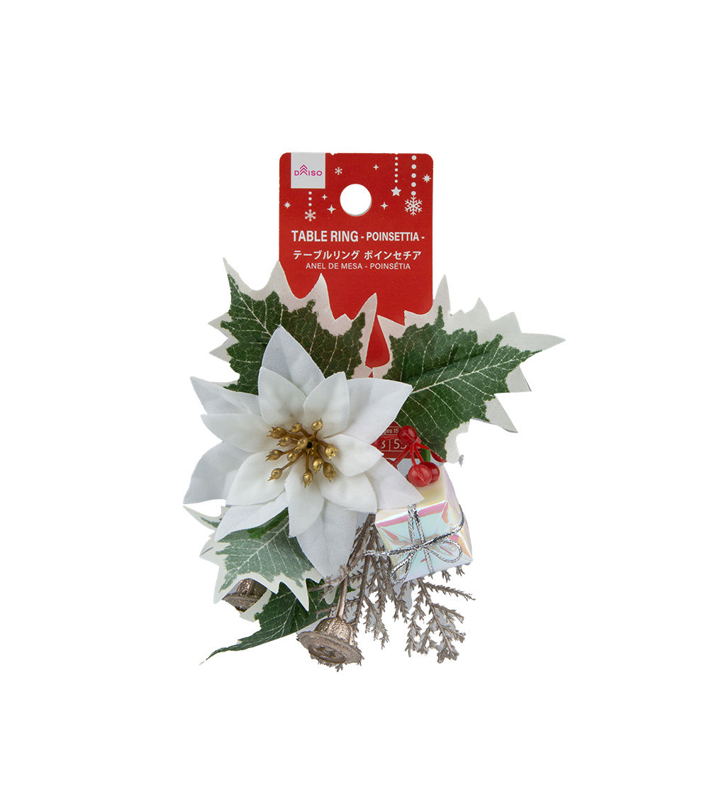 Poinsettia Table Ring – Assorted (1 pc)