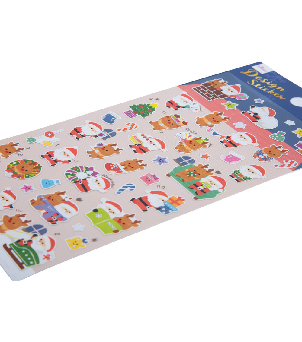 Christmas Santa & Reindeer Stickers