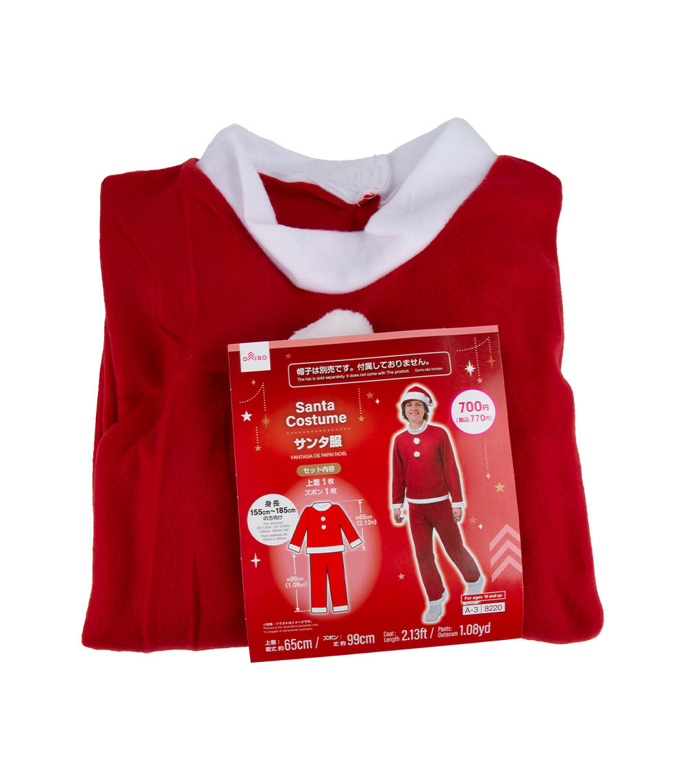 Santa Costume - Red & White