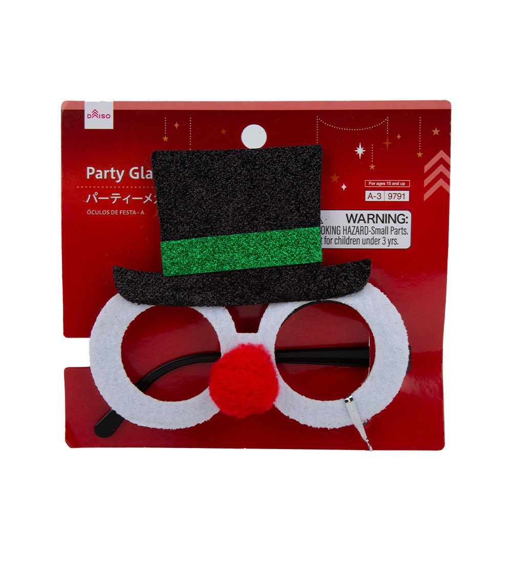 Christmas Party Glasses – A, Assorted (1 pc)