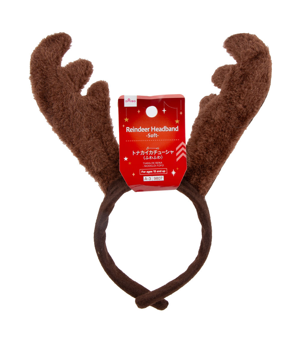 Soft Reindeer Headband – Assorted (1 pc)