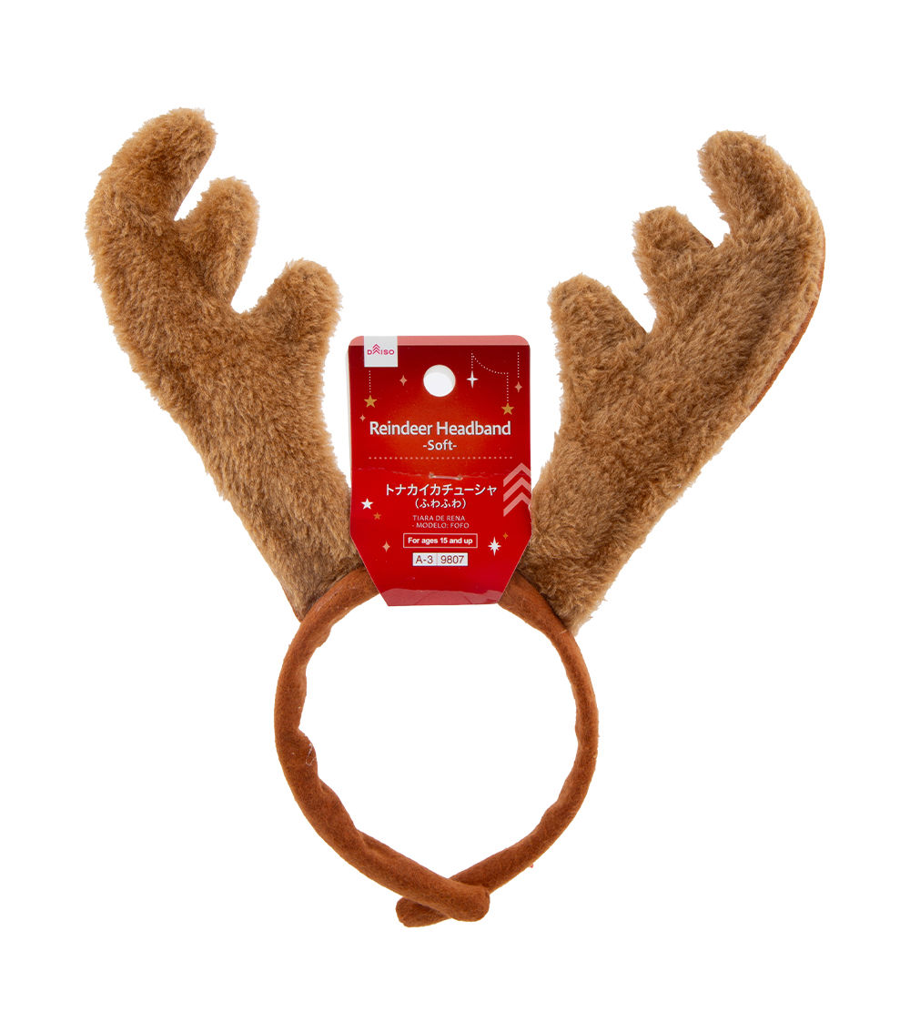 Soft Reindeer Headband – Assorted (1 pc)