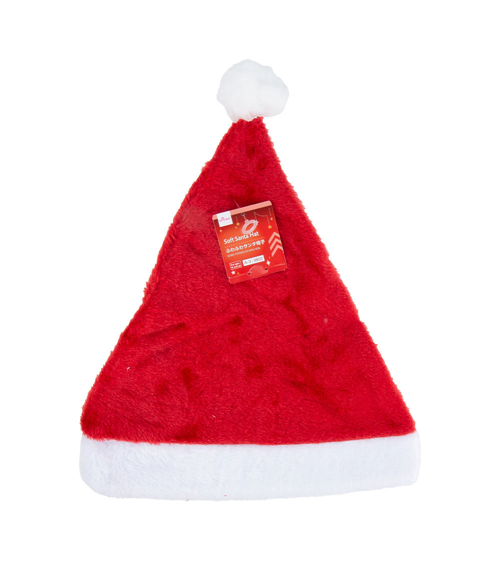 Soft Santa Hat - Red