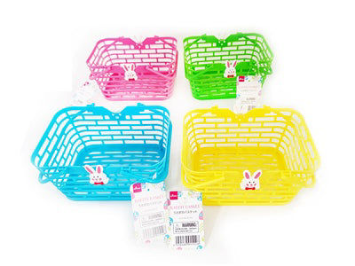 Rabbit Basket – Assorted Design, (1 pc) Easter Décor