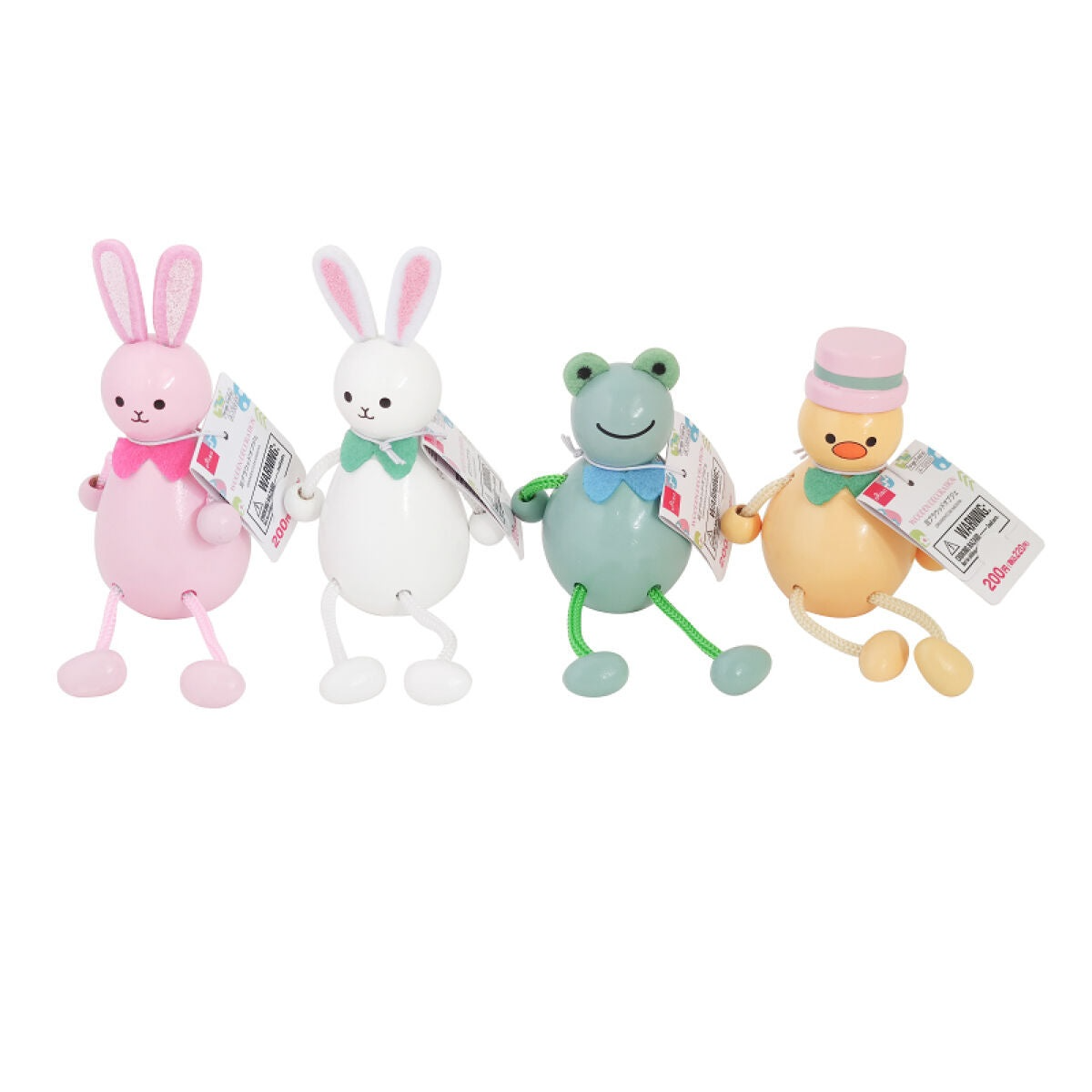Wooden Hanging Decor – Rabbit Friends, Assorted (1 pc)