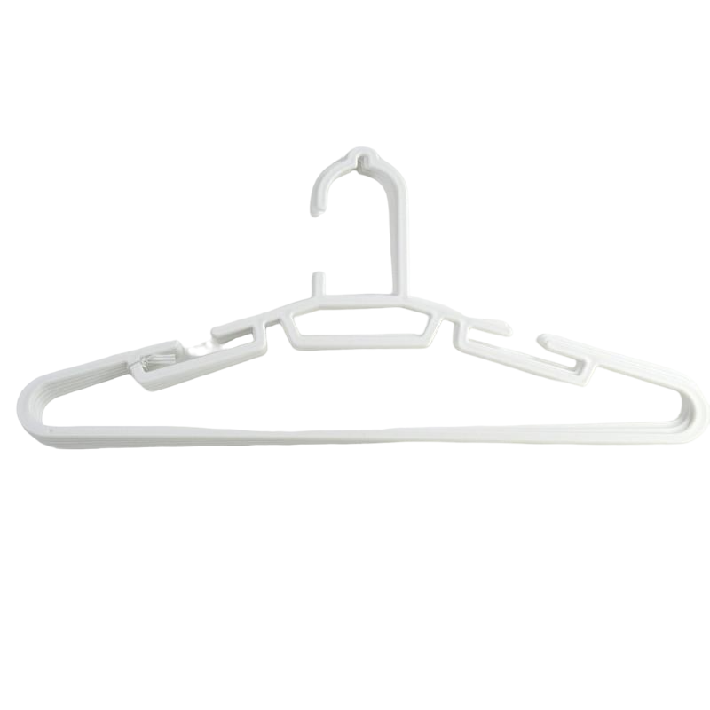White Clothes Hangers – 5-Piece Set – 40 cm
