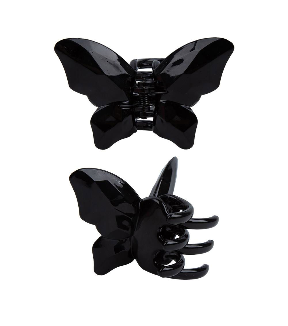 Glossy Square Butterfly Claw Clip, Assorted (1pc)